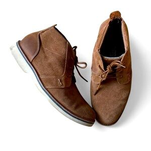 Men's Brown Suede Boots Size 8 Men